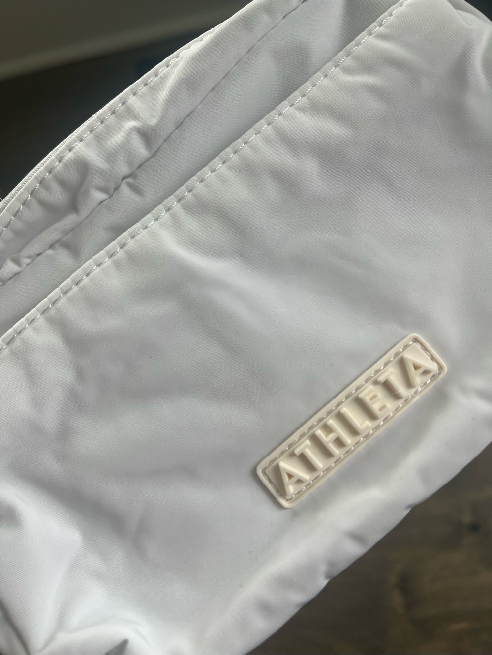 Athleta All About Crossbody Belt Bag White